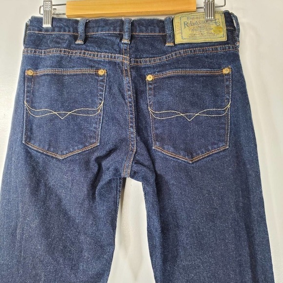 Ralph Lauren Tribeca 114 Boot Cut Jeans Dark Wash Blue Size 28 - Picture 5 of 12